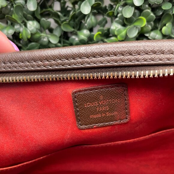 Louis Vuitton Damier Ebene Trousse Toilette Cosmetic Bag Toiletry Pouch - Picture 7 of 8